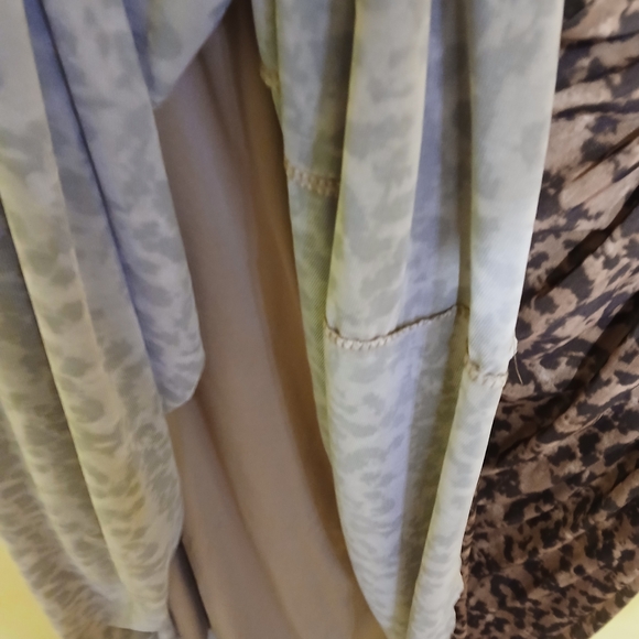 Metro Wear Brown Leopard Maxi Skirt - Picture 3 of 10